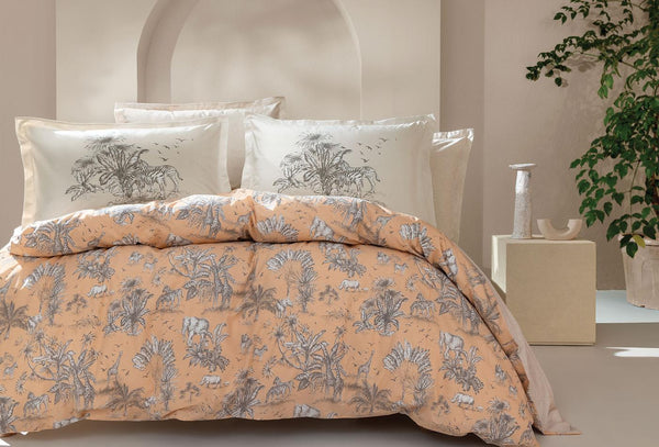 Aster Zalm Pique-set Eenpersoons