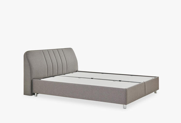 Petit Somni Set Boxspring met hoofdbord Set 140X190 Cm Antraciet Stof