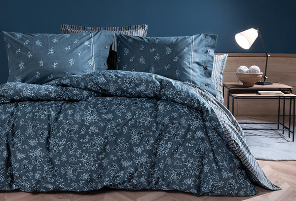 Aveline Indigo Dekbedovertrekset Eenpersoons