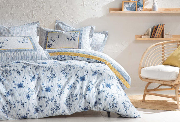 Minella Blauw Dekbedovertrekset Eenpersoons