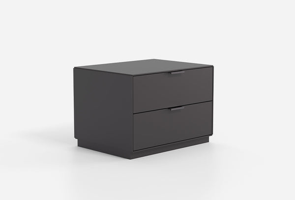 Modena High Gloss Bruin Nachtkastje 61X43 Cm