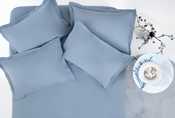 Mix Match Penny Indigo Hoeslaken Eenpersoons
