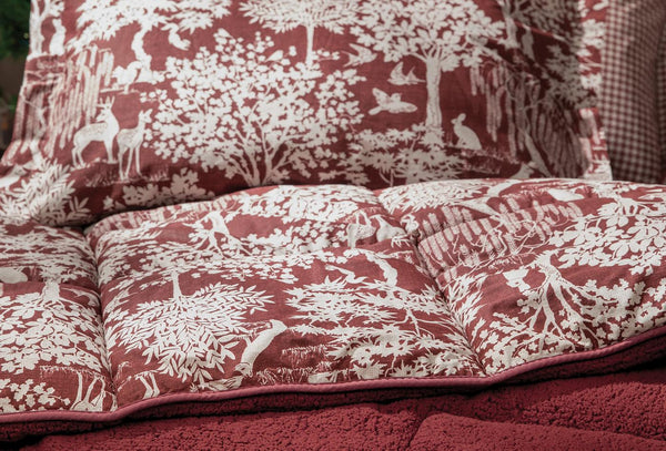 Pino Rood Triola Set Eenpersoons