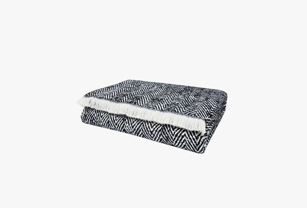 Bronte Zwart Bank Plaid Tv-plaid 140X190 Cm