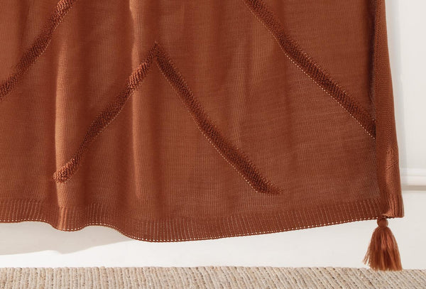 Tina Terracotta Bank Plaid Tv-plaid 130X170 Cm