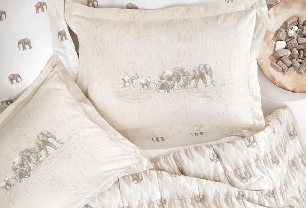 Barnet Beige Bed Sprei Tk Eenpersoons