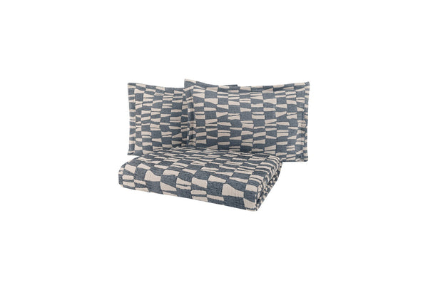 Tolina Indigo Bed Sprei Tweepersoons