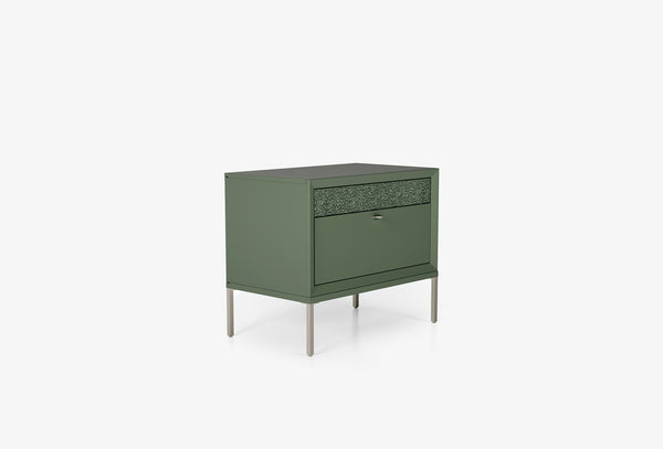 Fit & Flex Module met 2 lades op poten - Groen, 80x67 cm