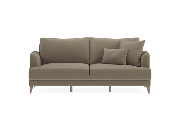 Fiore 3-Zitsbank met slaapfunctie Mohair 11702 Melkkleur Bruin