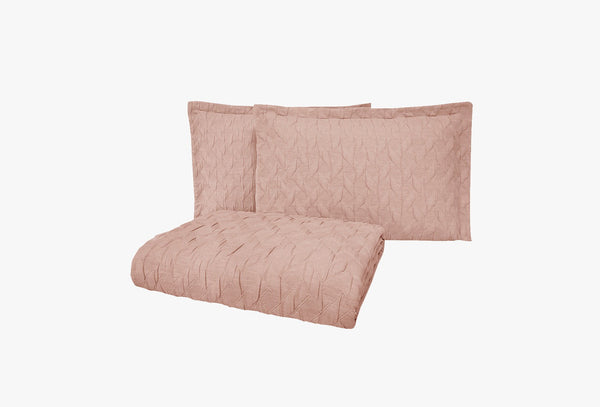 Lennox Oudroze Bed Sprei Eenpersoons