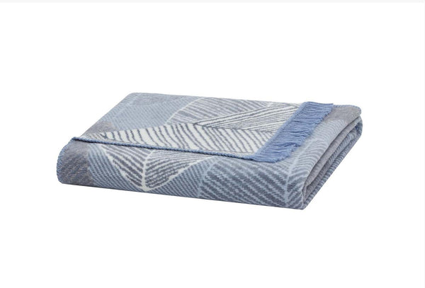 Dona Blauw Eenpersoons Dona Katoenen Deken Blauw