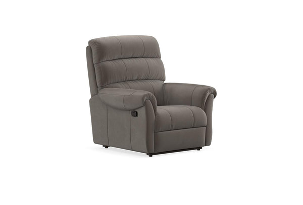 Arizona Manuel mechanisme 1-zits Bank Mohair 11711 Donkergrijs