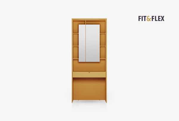 Fit & Flex Multifunctionele verticale module - Geel, 90x217 cm