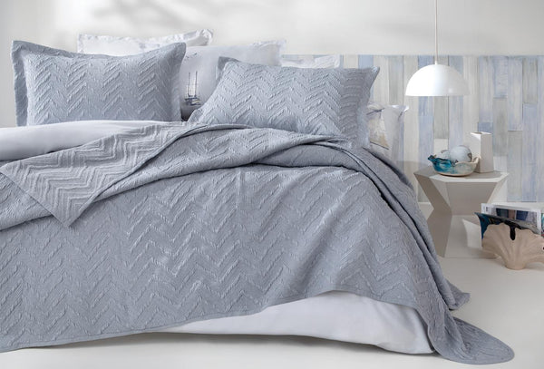 Curly Indigo Bed Sprei Tweepersoons