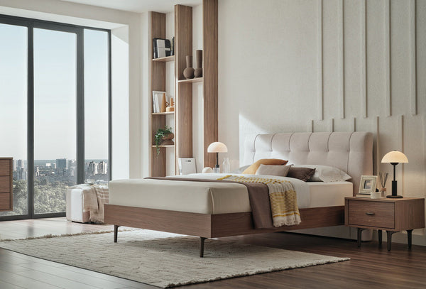 Paloma Bed Met Hoofdbord 55701 Creme