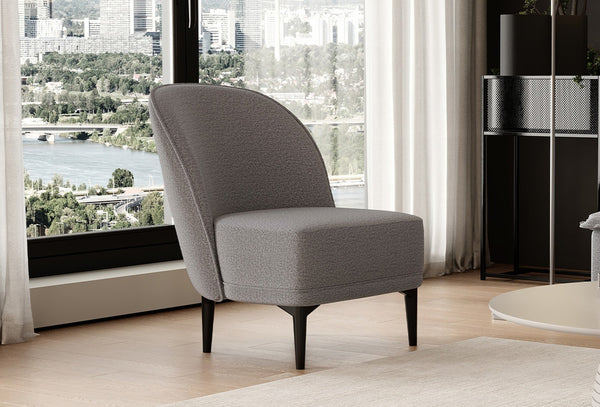 Passa Fauteuil Linnen geweven Zilver