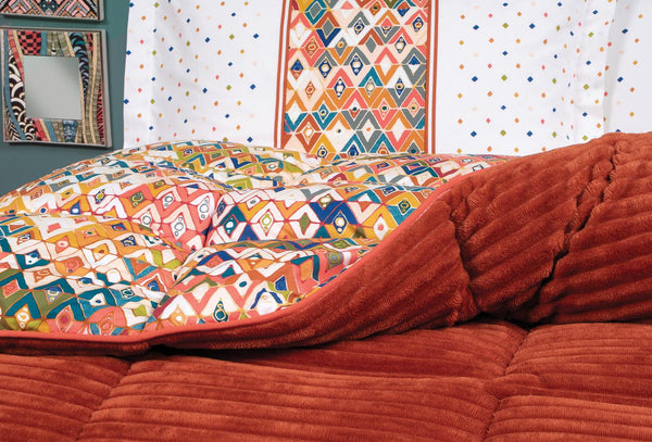 Diamond Oranje Triola Set Eenpersoons