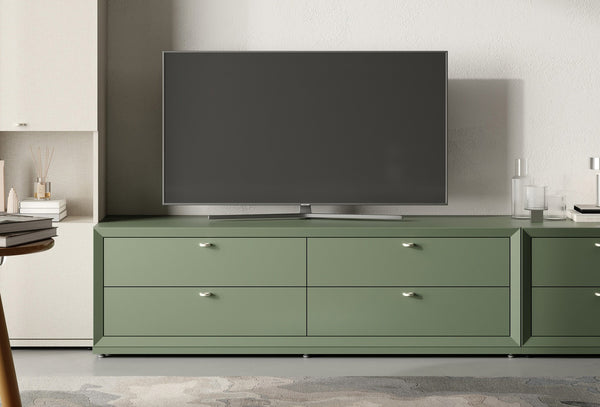 Fit Flex 4 met lades met basis Module Groen 160X49
