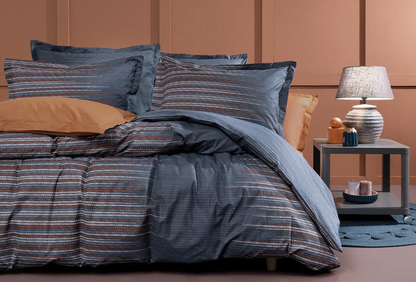 Darla Marineblauw Dekbedovertrekset Tweepersoons Xl