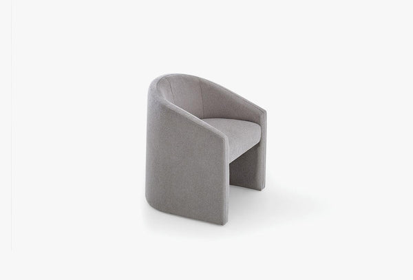 Boston Eetkamerstoel Boucle Stof Creme
