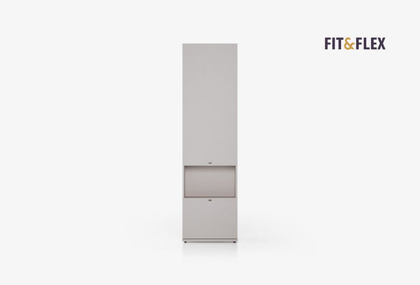 Fit Flex 2 met deur Boekenkast 60X217