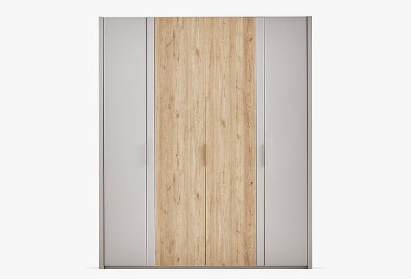 Cante Kledingkast 4-deurs 186X221 Cm