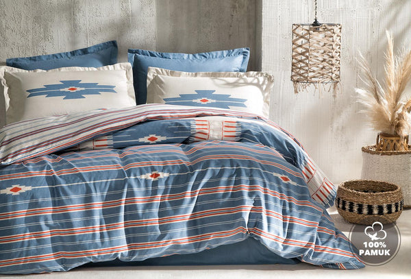 Nomi Indigo Dekbedovertrekset Tweepersoons