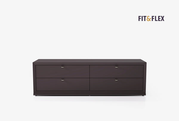 Fit Flex 4 met lades met basis Module Bitter 160X49