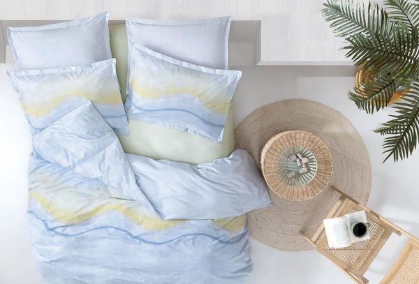 Lea Blauw Dekbedovertrekset Tweepersoons Xl
