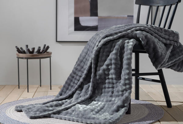 Blera Antraciet Tv-plaid 140X190 Cm