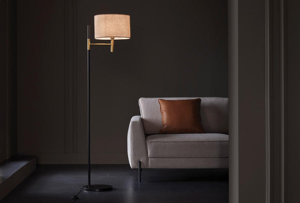 Clementine Vloerlamp, Creme
