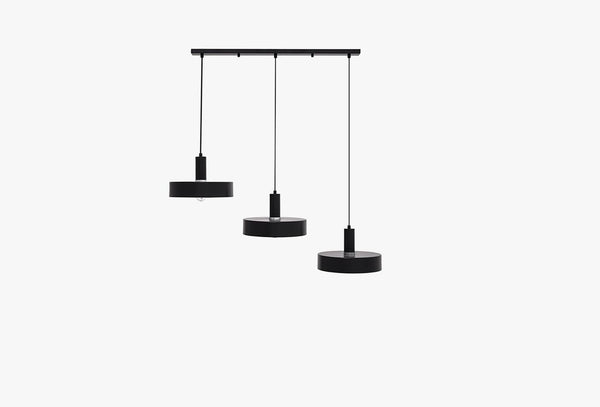 Fama 3-zits Hanglamp Zwart