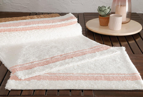 Levi Pudra Badkamer Mat Set 50X60 Cm 60X100 Cm