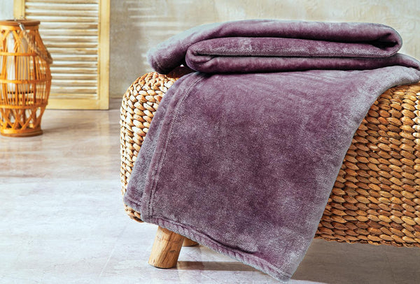 Olenna Asgrijs Tv-plaid 140X190 Cm 1 Stuks