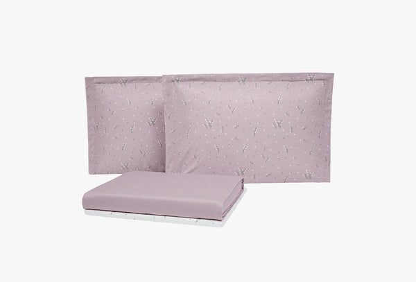 Ramona Pruim Bambu Pique-set Eenpersoons