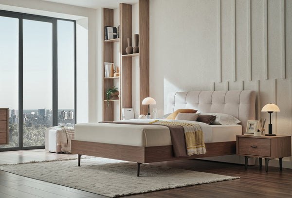 Paloma Bed Met Hoofdbord 55701 Creme