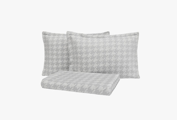Agie Grijs Bed Sprei Eenpersoons