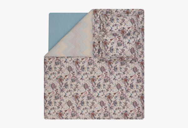 Clowis Beige Dekbedovertrekset Eenpersoons