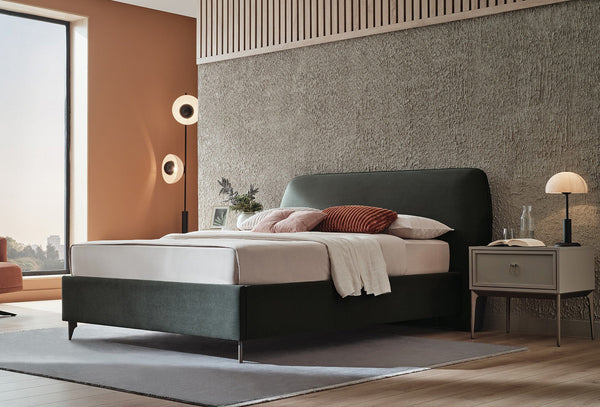 Hera Boxspring Met Hoofdbord Kadife Geweven 15009 Groen