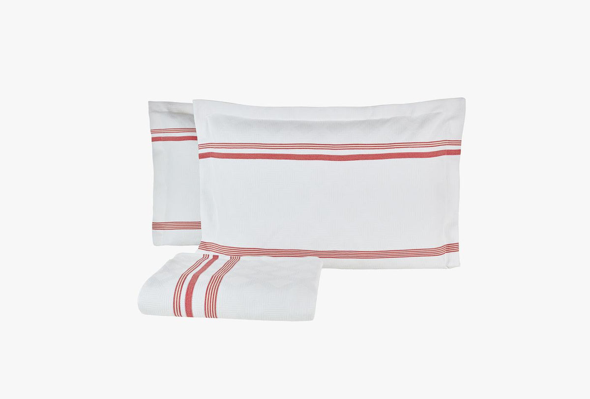 Larin Rood Pique Bed Sprei Seti Tweepersoons - foto 2