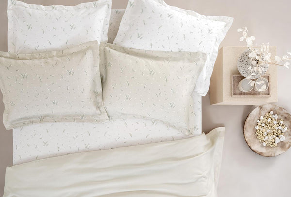 Ramona Ecru Bambu Pique-set Eenpersoons