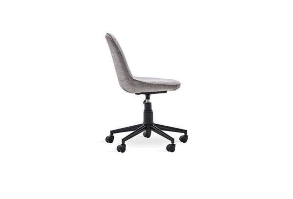Trendy Eetkamerstoel Linnen stof Blauw