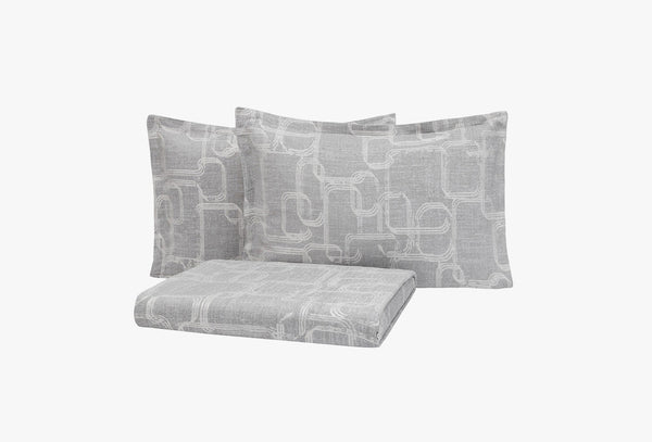 Adena Grijs Bed Sprei Eenpersoons