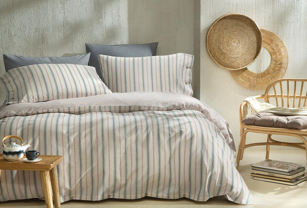 Lora Indigo Dekbedovertrekset Tweepersoons