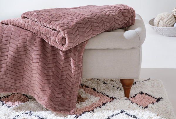 Joy Oudroze Tv-plaid 140X190 Cm