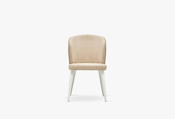 Legato Eetkamerstoel Fluweel Stof 52001 Licht Beige