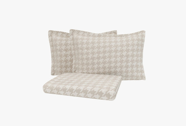 Agie Beige Bed Sprei Eenpersoons