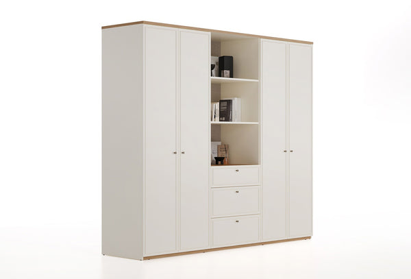 Marsana Kledingkast met Open Vak 256X222 Cm