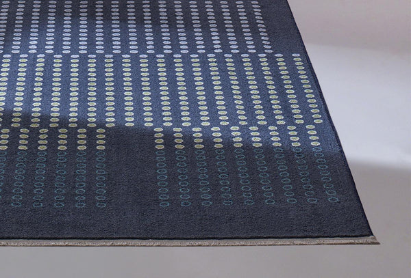 Talia Vloerkleed, Donkerblauw, 160x225 cm