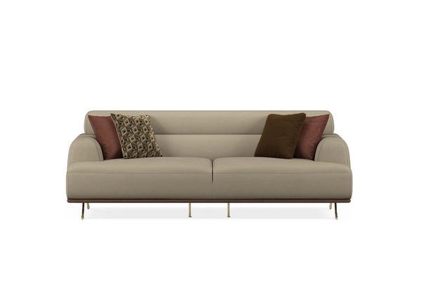 Valdera 2,5-Zitsbank Suede 12504 Grijs